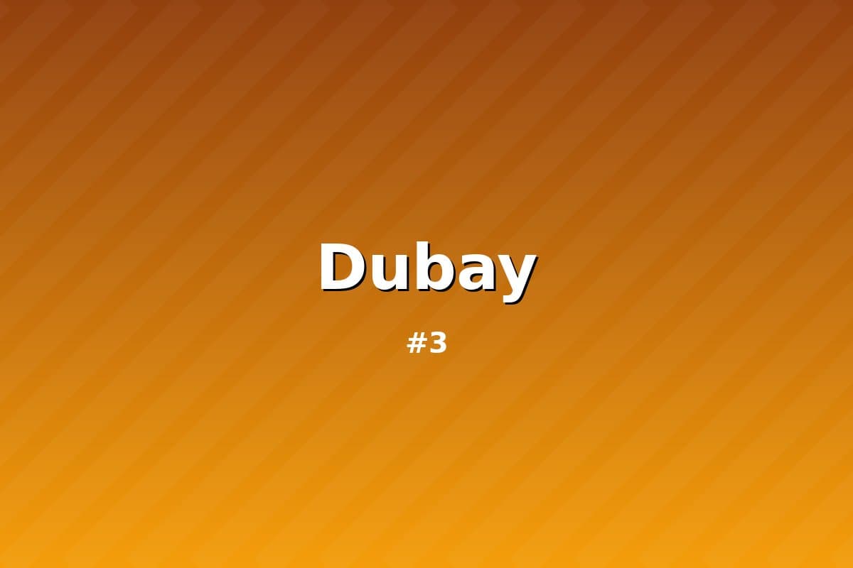 Dubay — Sharq ertagi 3