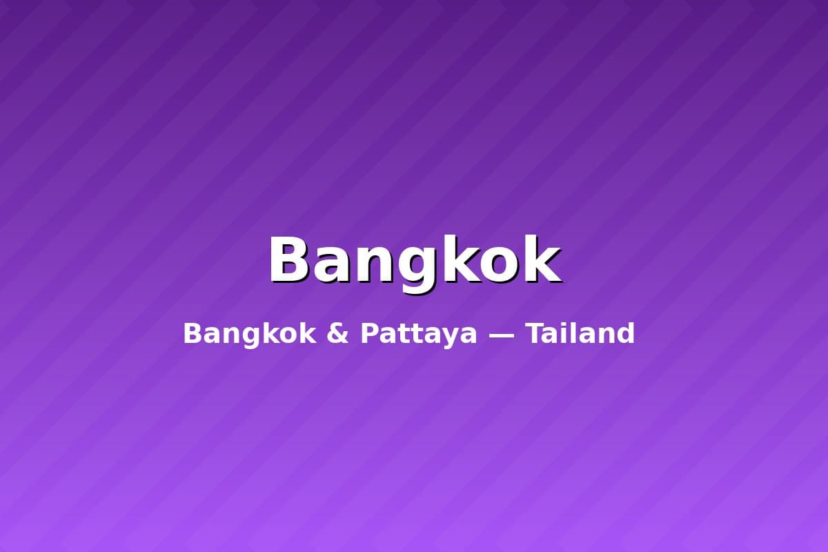Bangkok & Pattaya — Tailand ekzotikasi